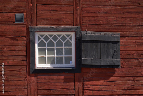 Old wooden building.