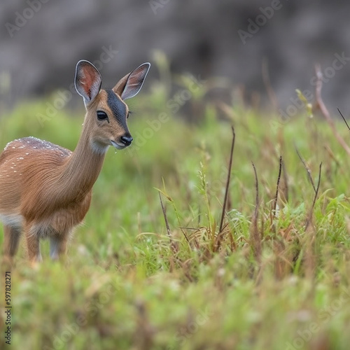 deer in the grass