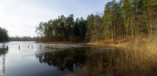 Fototapeta Naklejka Na Ścianę i Meble -  Olsztyn_zima_2023