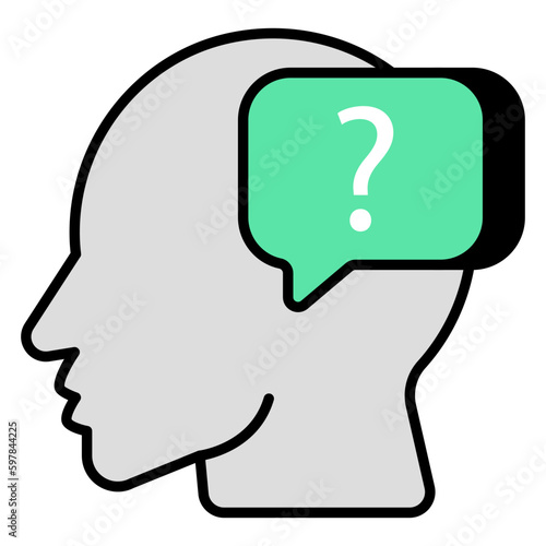 Premium download unknown chat icon