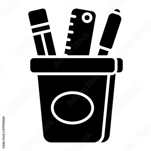        A premium download vector of stationery holder 