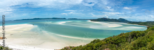 Photo Whitehaven Beach, Whitsunday Islands, off the central coast of Queensland, Austr