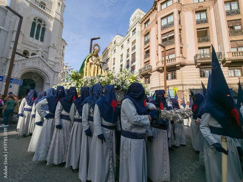 Procesion de Semana Santa en Bilbao