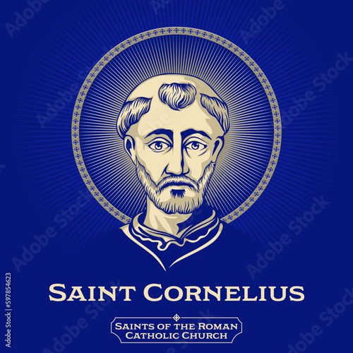 Catholic Saints. Saint Cornelius (198-253) was a Roman priest who was elected pope during the lull in the persecution of Christians under Emperor Decius.