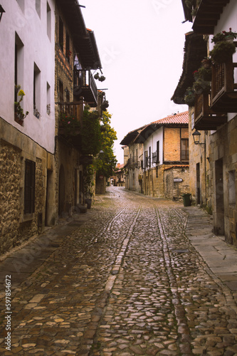 The town of Santillana de Mar in Cantabria, Spain.