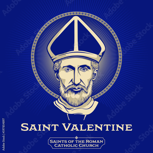 Catholic Saints. Saint Valentine was a 3rd-century Roman saint, commemorated in Western Christianity on February 14. From the High Middle Ages