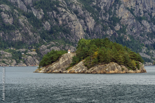 Kleiner Leuchtturm bei Stavanger - Norwegen