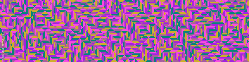 Color Rhombus tile tessellation pattern illustration Color Rhombus tile tessellation pattern illustration