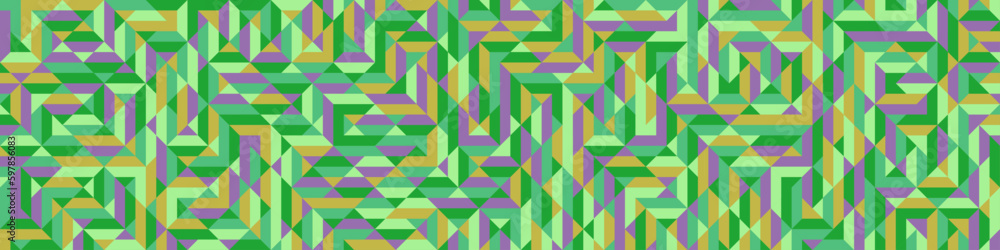 Color Rhombus tile tessellation pattern illustration Color Rhombus tile tessellation pattern illustration