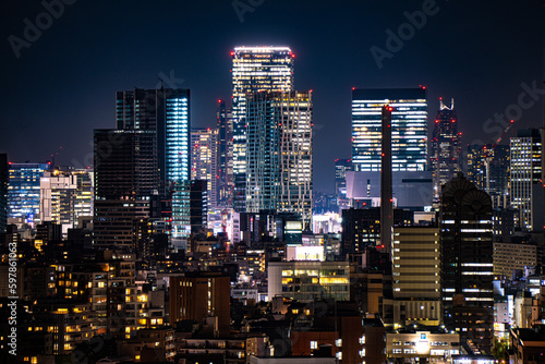Shibuya Skyline at night © Kieran