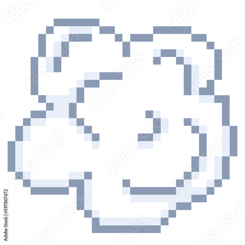 Pixel Illustration of a smoke puff