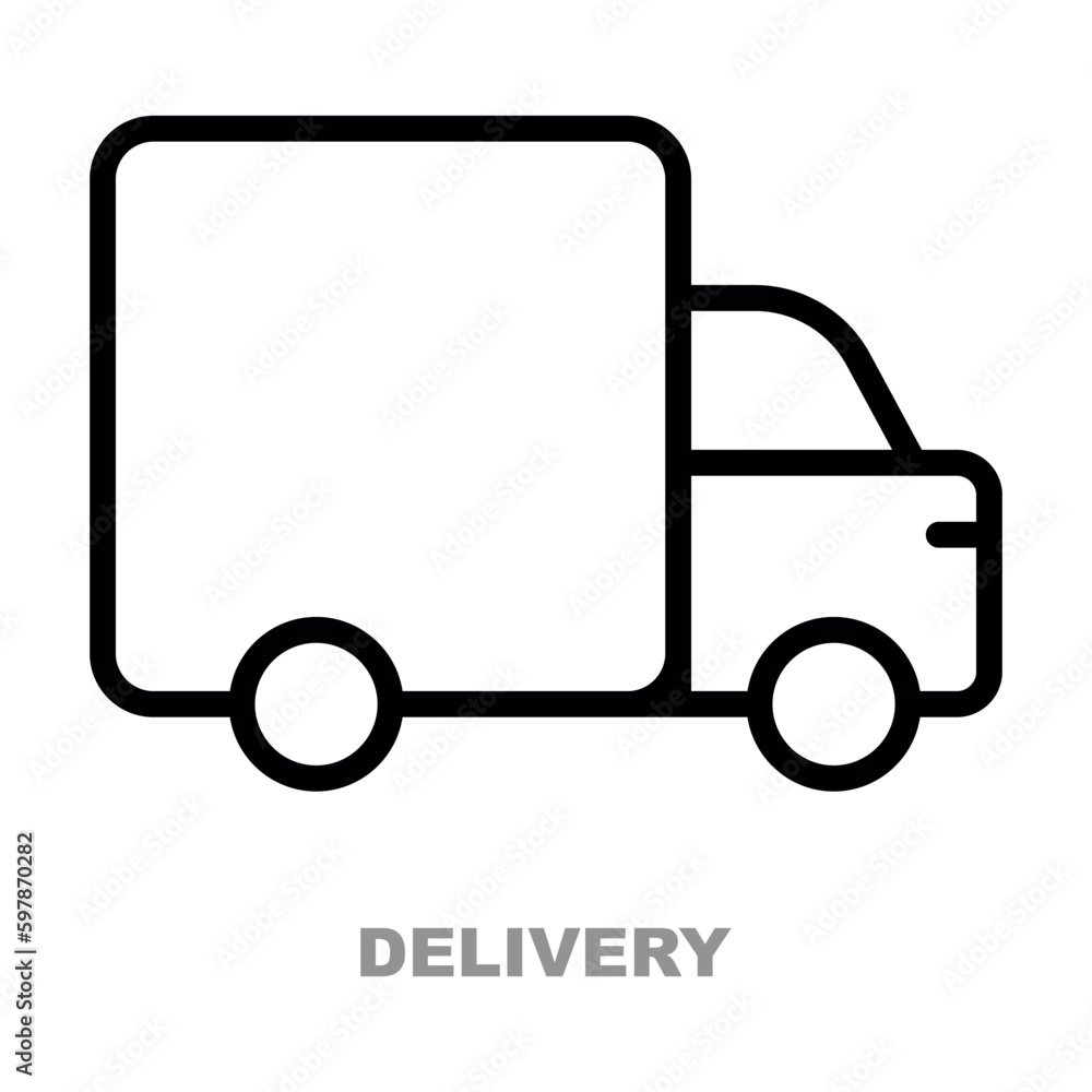 Deliver icon perfect for a website or infographic. Deliver icon perfect for a website or infographic.