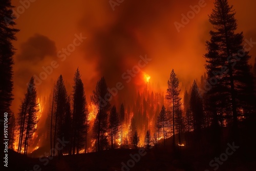 severe wildfire 