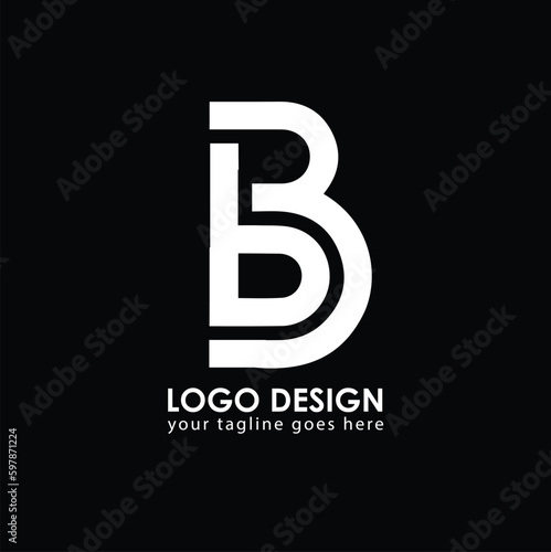 BB BB Logo Design, Creative Minimal Letter BB BB Monogram