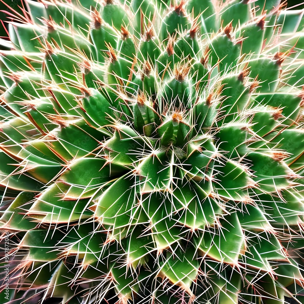 An interpretation of a cactus, with rough and spiky textures and shades of green and brown4, Generative AI An interpretation of a cactus, with rough and spiky textures and shades of green and brown4, Generative AI