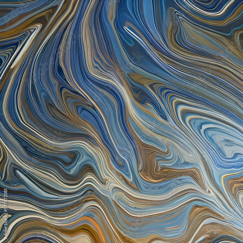An abstract interpretation of a liA digital interpretation of a marble texture, with intricate patterns and veins resembling the natural and organic texture of marble1, Generative AI