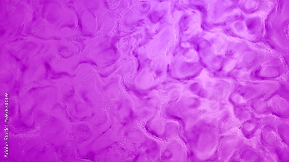 Fototapeta premium bio curves lay background of vivid purple color - abstract 3D illustration