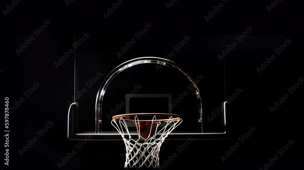 Basketball sport background. Illustration AI Generative. Basketball sport background. Illustration AI Generative.