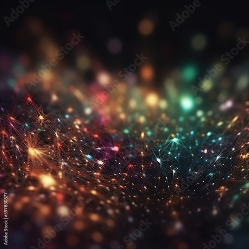 abstract christmas background. generative ai © WS Studio 1985