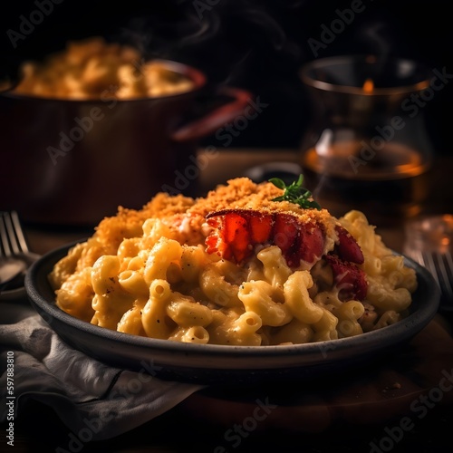 A Decadent Plate of Lobster Mac and Cheese
