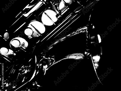 Abstract saxophone