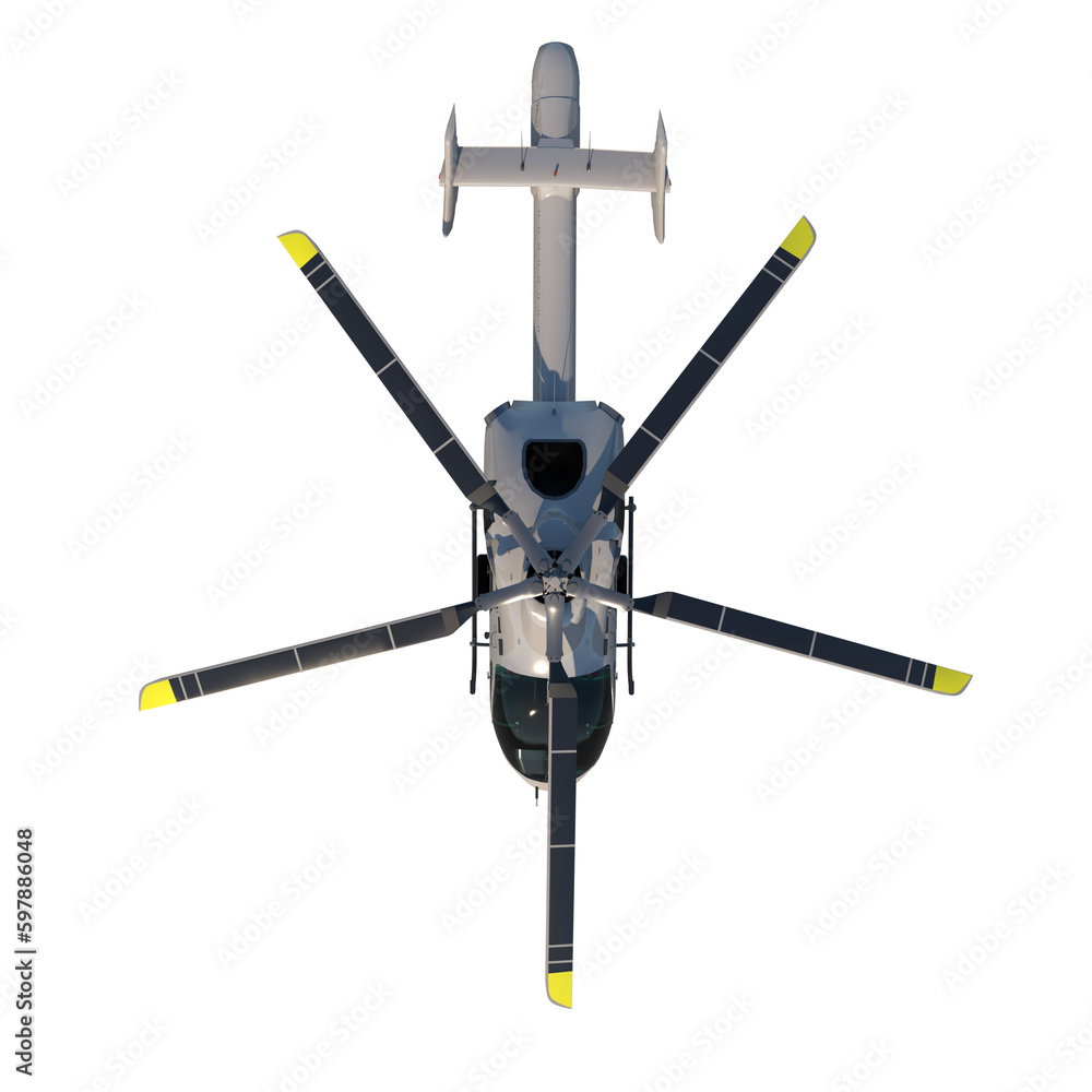 Helicopter 3- Top view png 3D Rendering Ilustracion 3D Helicopter 3- Top view png 3D Rendering Ilustracion 3D