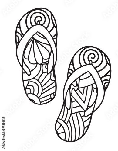 Zentangle Summer Coloring Pages: A Relaxing Way to Unwind - End of Year