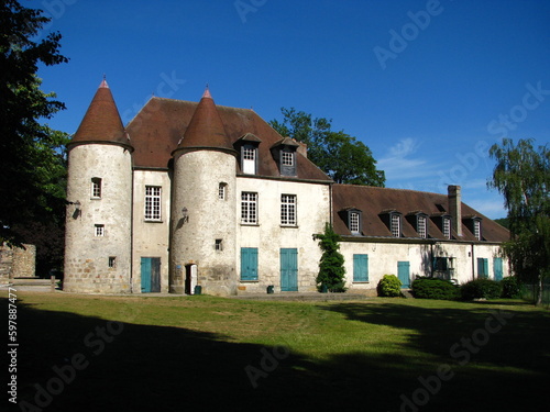 Quadro su tela castle in the city - La Bouvêche - Orsay, Île-de-France