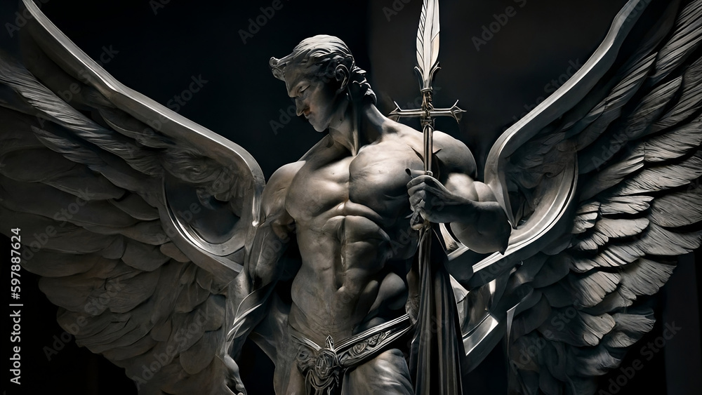 Fototapeta premium angel with wings