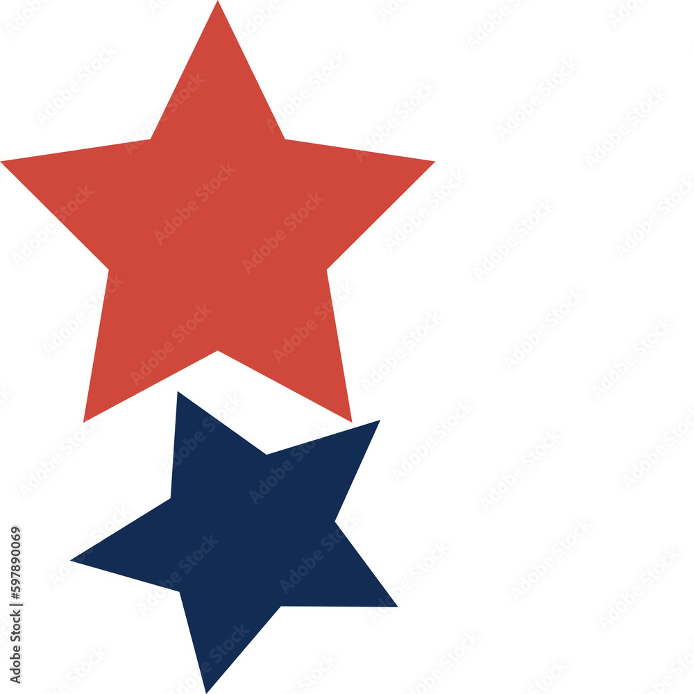 united states stars illustration