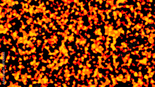 Vector lava texture. Molten magma background.