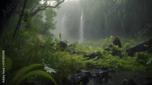 morning in the forest