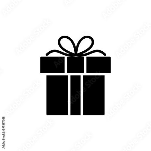 Gift icon vector. gift box icon. birthday gift