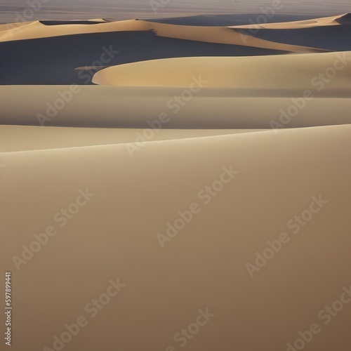 A grainy and sandy texture with desert dunes and beach sand5  Generative AI