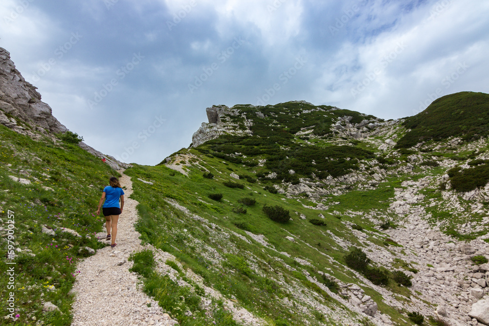 Views of Vogel mountain and surrounding area in Slovenia