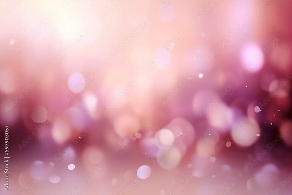 A blurred white light, pink light abstract background with bokeh glow, Illustration. AI generative A blurred white light, pink light abstract background with bokeh glow, Illustration. AI generative