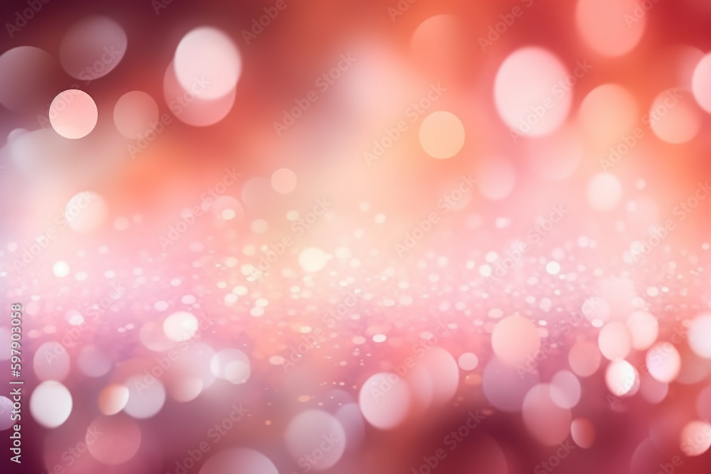 A blurred white light, pink light abstract background with bokeh glow, Illustration. AI generative A blurred white light, pink light abstract background with bokeh glow, Illustration. AI generative