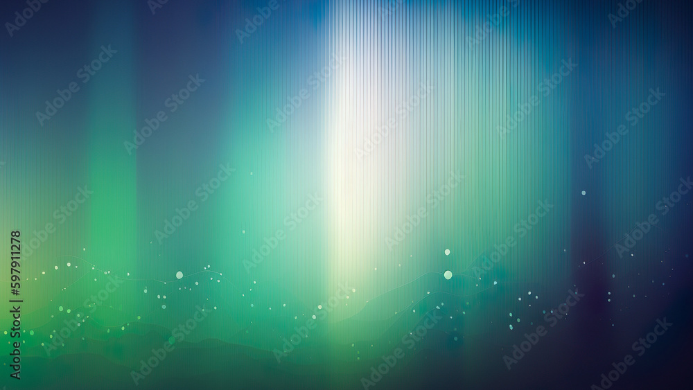 blurred background green blue white waves