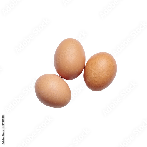 Eggs isolated on white background transparent PNG