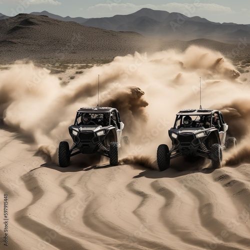Side By Side off-roading vehicles  © nick