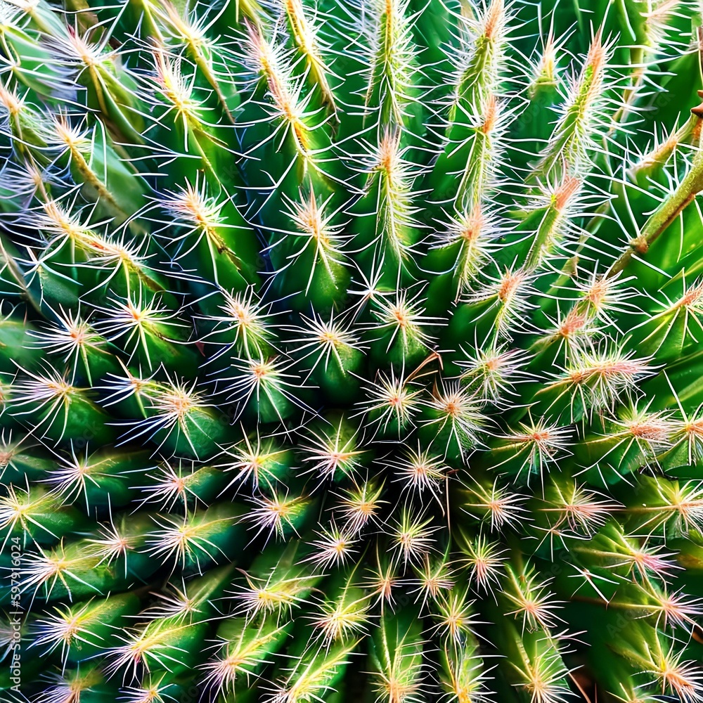 A spiky and prickly texture with cacti and thorny vines1, Generative AI A spiky and prickly texture with cacti and thorny vines1, Generative AI