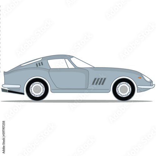 Grey Sport Car © Naufal
