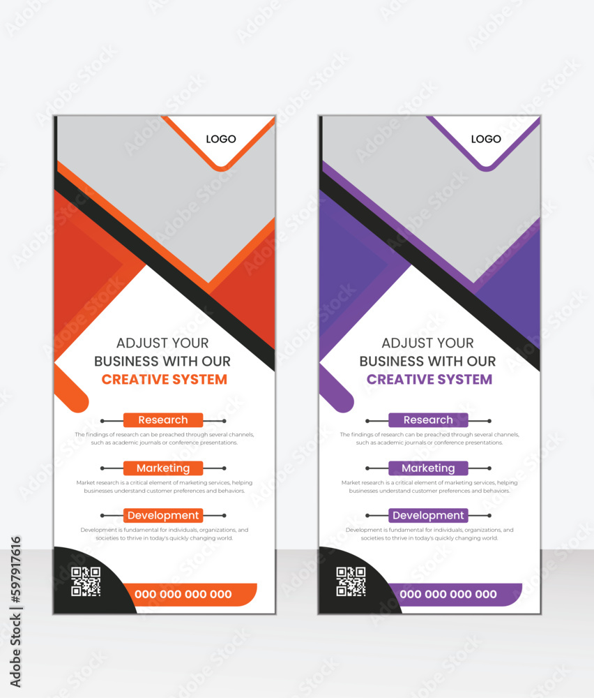 business Roll up banner template layout design, pull up design, presentation your business business Roll up banner template layout design, pull up design, presentation your business