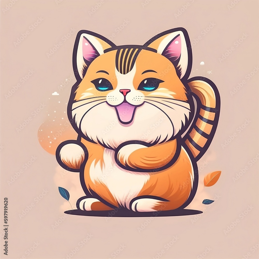 Cute 2D Cat Cute 2D Cat