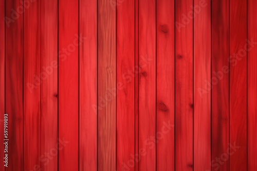 Red wood texture background, wood planks. Grunge wood wall pattern