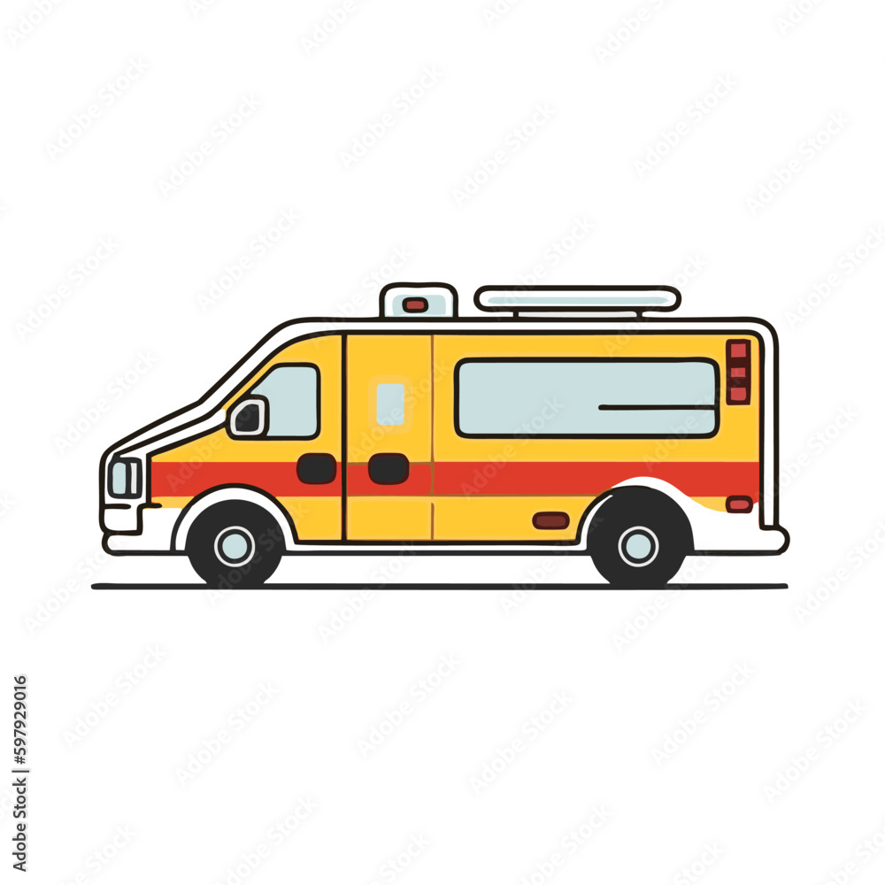 ambulance car medical vehicle vector illustration isolated on white background ambulance car medical vehicle vector illustration isolated on white background