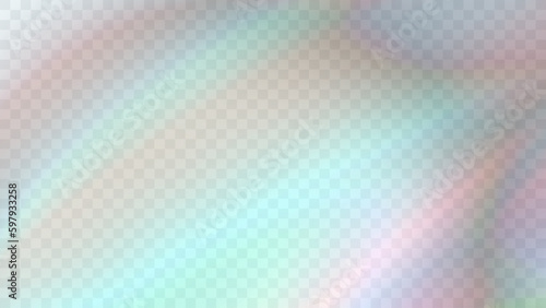 Modern blurred gradient background in trendy retro 90s, 00s style. Y2K aesthetic. Rainbow light prism effect. Hologram reflection. Poster template for social media posts, digital marketing
