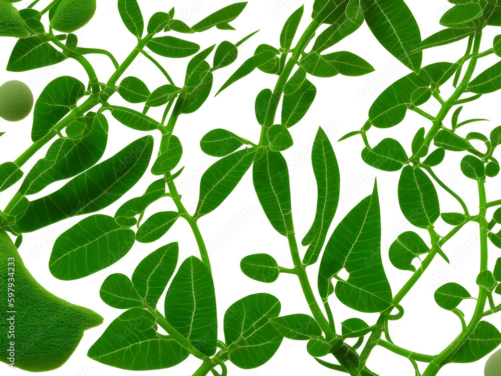 Plants in Laboratory, Generative AI Illustration Plants in Laboratory, Generative AI Illustration