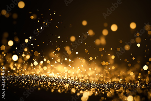 Beautiful minimal abstract bokeh and glitters background