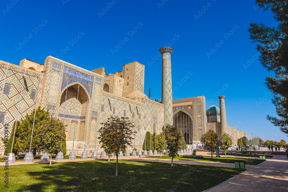 Samarkand landmarks, Uzbekistan